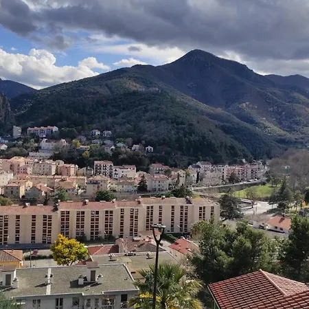 T3 Au Calme Au 2eme Etage Sans Ascenseur Vue Sur Les Montagnes Navette A Proximite Apartment Amelie-les-Bains-Palalda